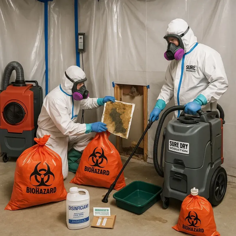 Contaminated Water Handling Protocols process in Jackson County, TX